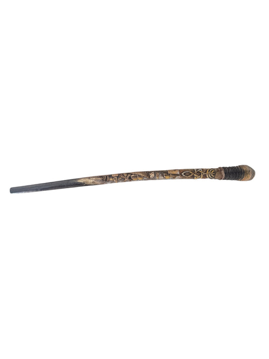 Limited Edition Jerusalem Oryx Shofar | Rare Hand-Engraved Ceremonial Horn | Biblical Symbols Collection (1 of 100)