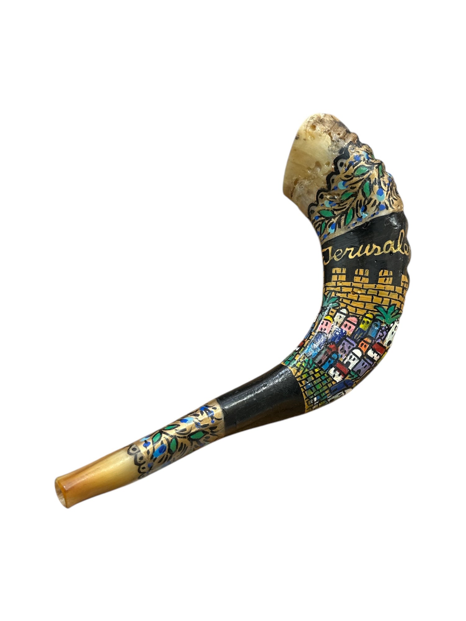 Hand Painted Ram's Horns