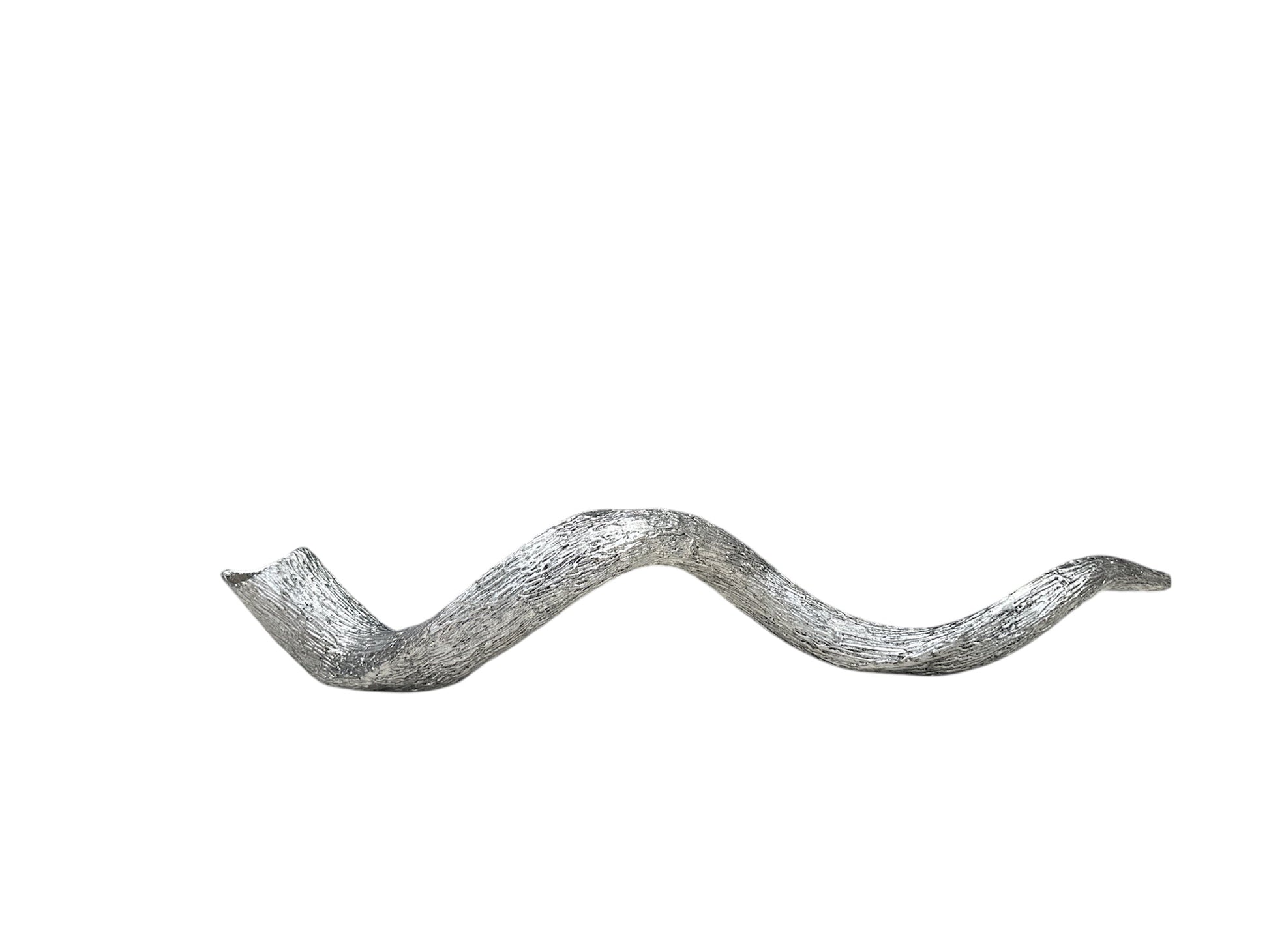 Sterling silver full-coated kudu shofar