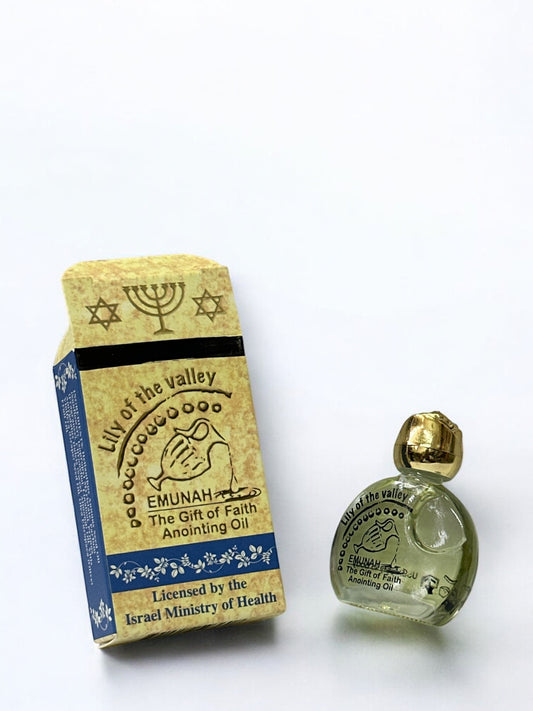 Frankincense & Myrrh Anointing Oil | EMUNAH - The Gift of Faith | Licensed by Israel Ministry of Health